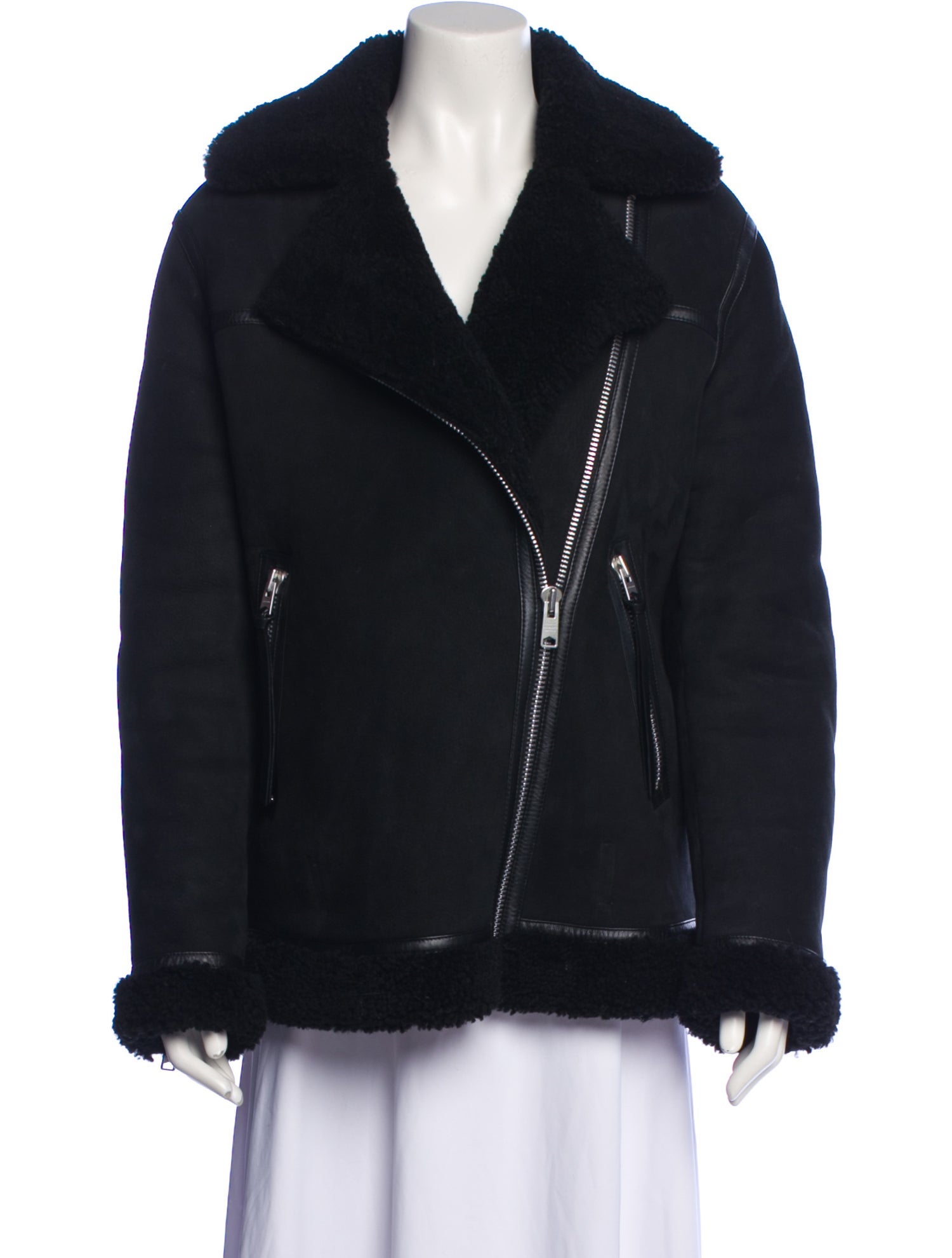 AllSaints Shearling Fur Jacket