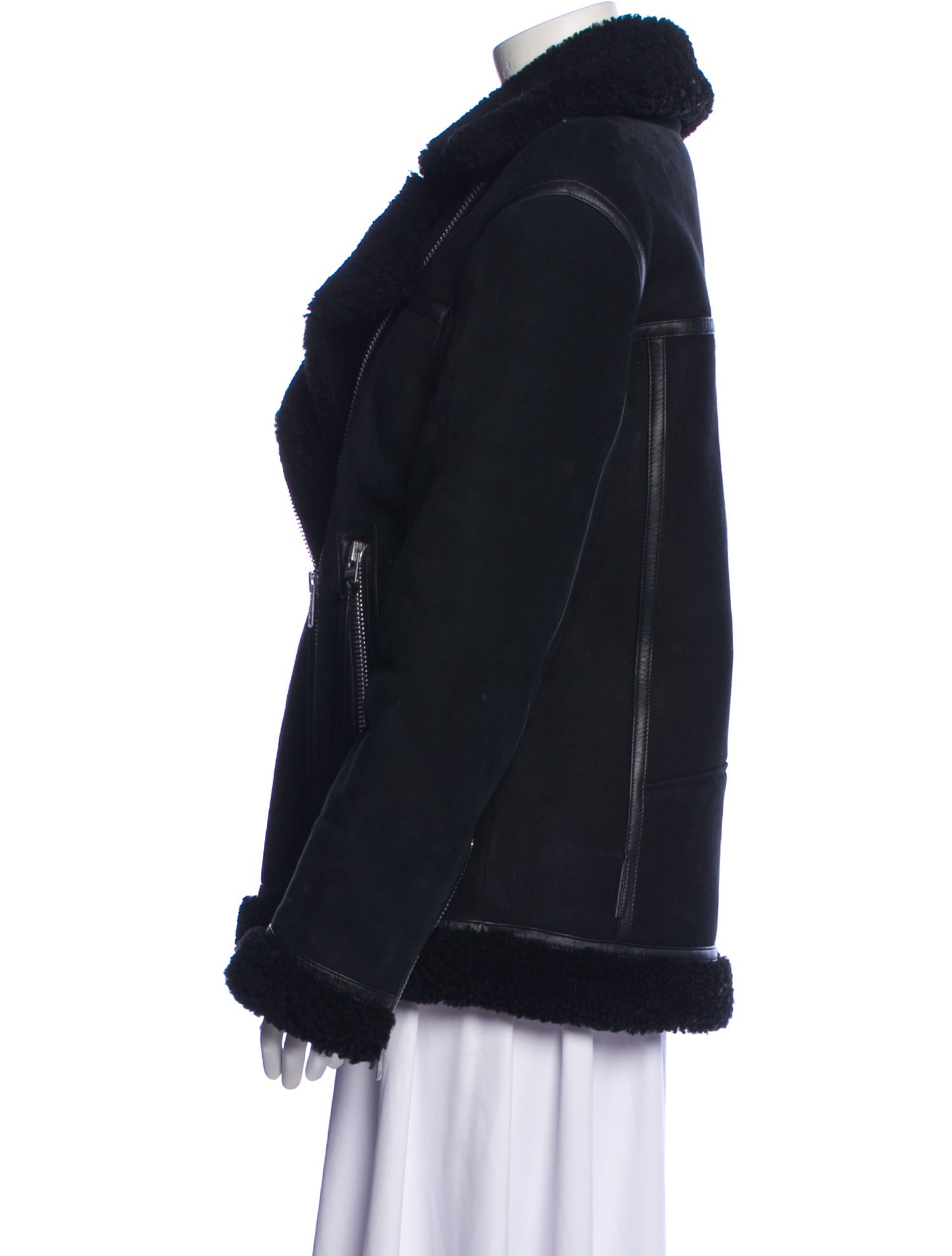 AllSaints Shearling Fur Jacket