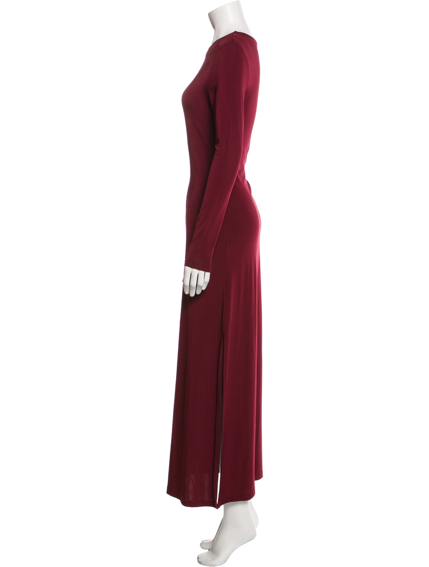 AllSaints Crew Neck Long Dress