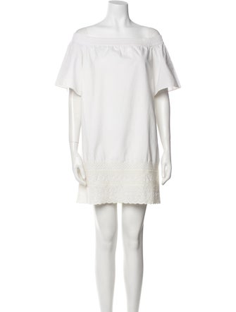 AllSaints Off-The-Shoulder Mini Dress