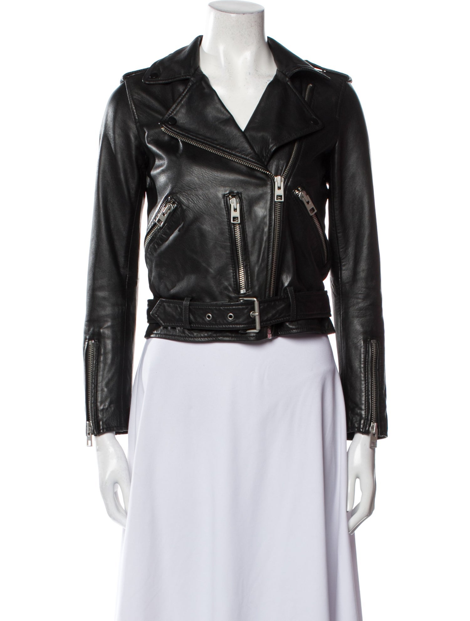 AllSaints Leather Biker Jacket
