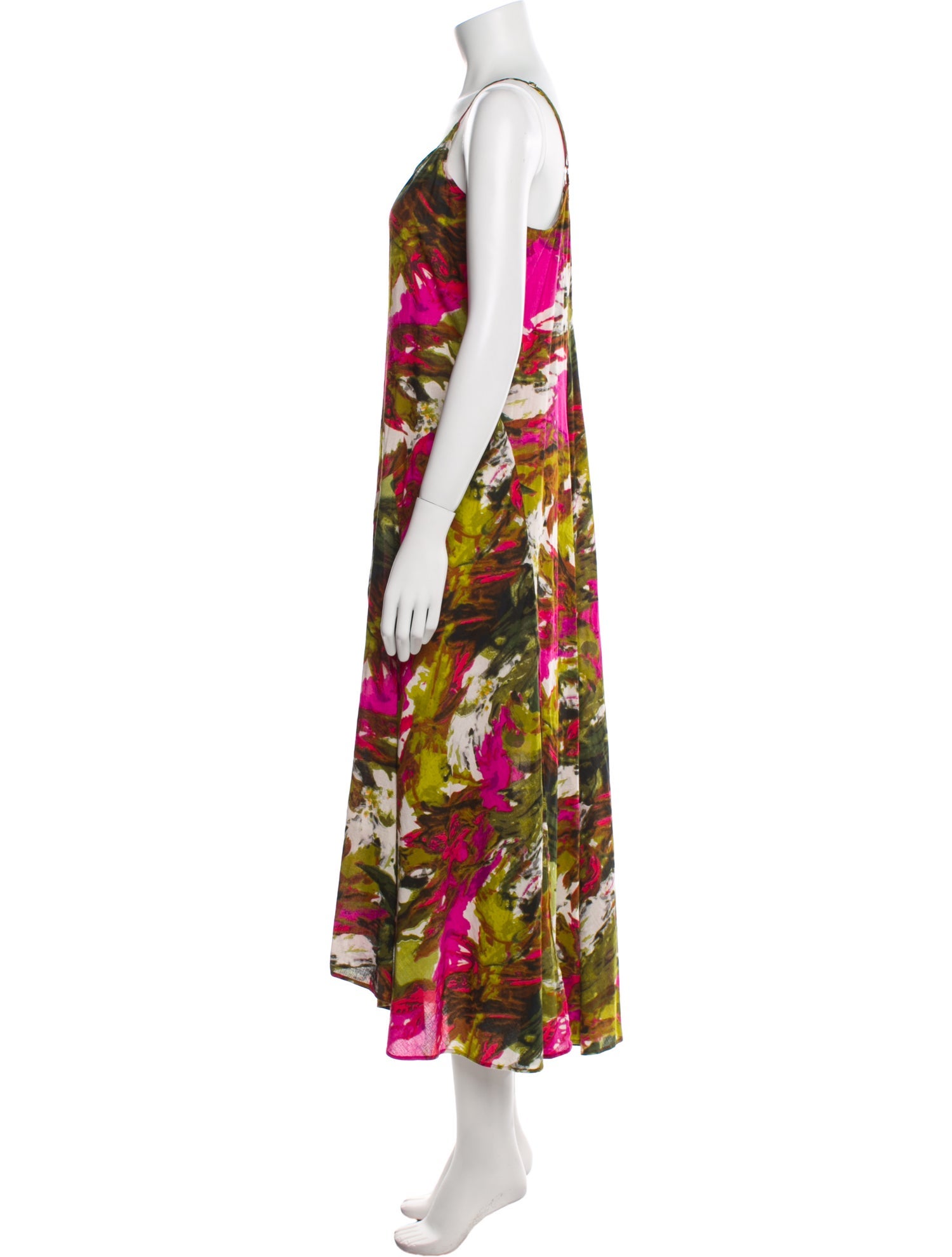AllSaints Printed Long Dress