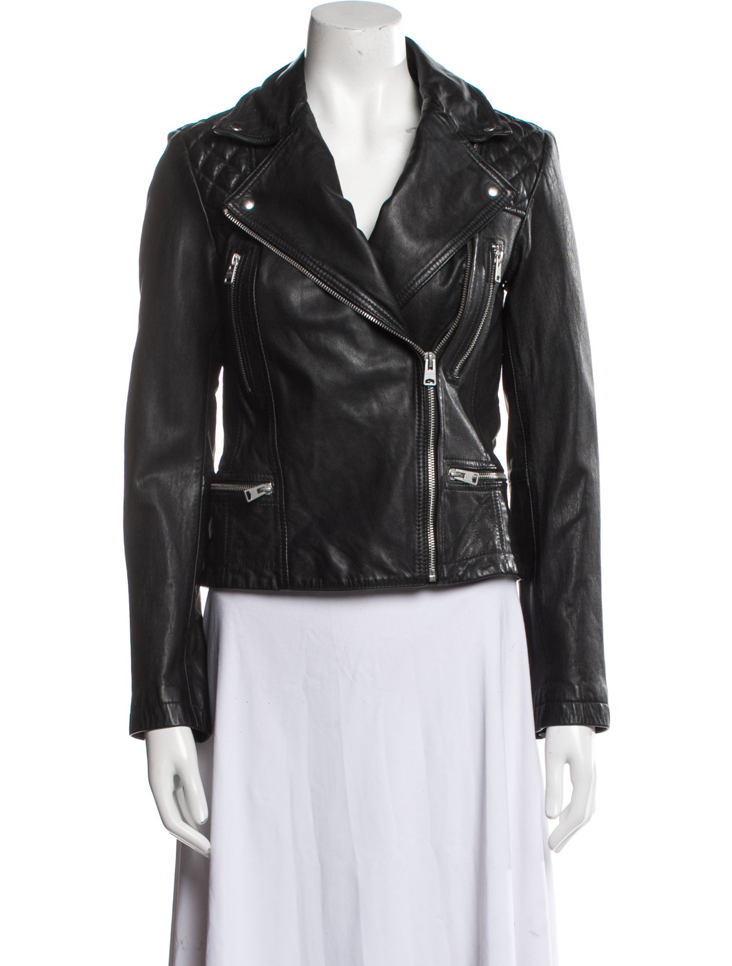AllSaints Leather Biker Jacket