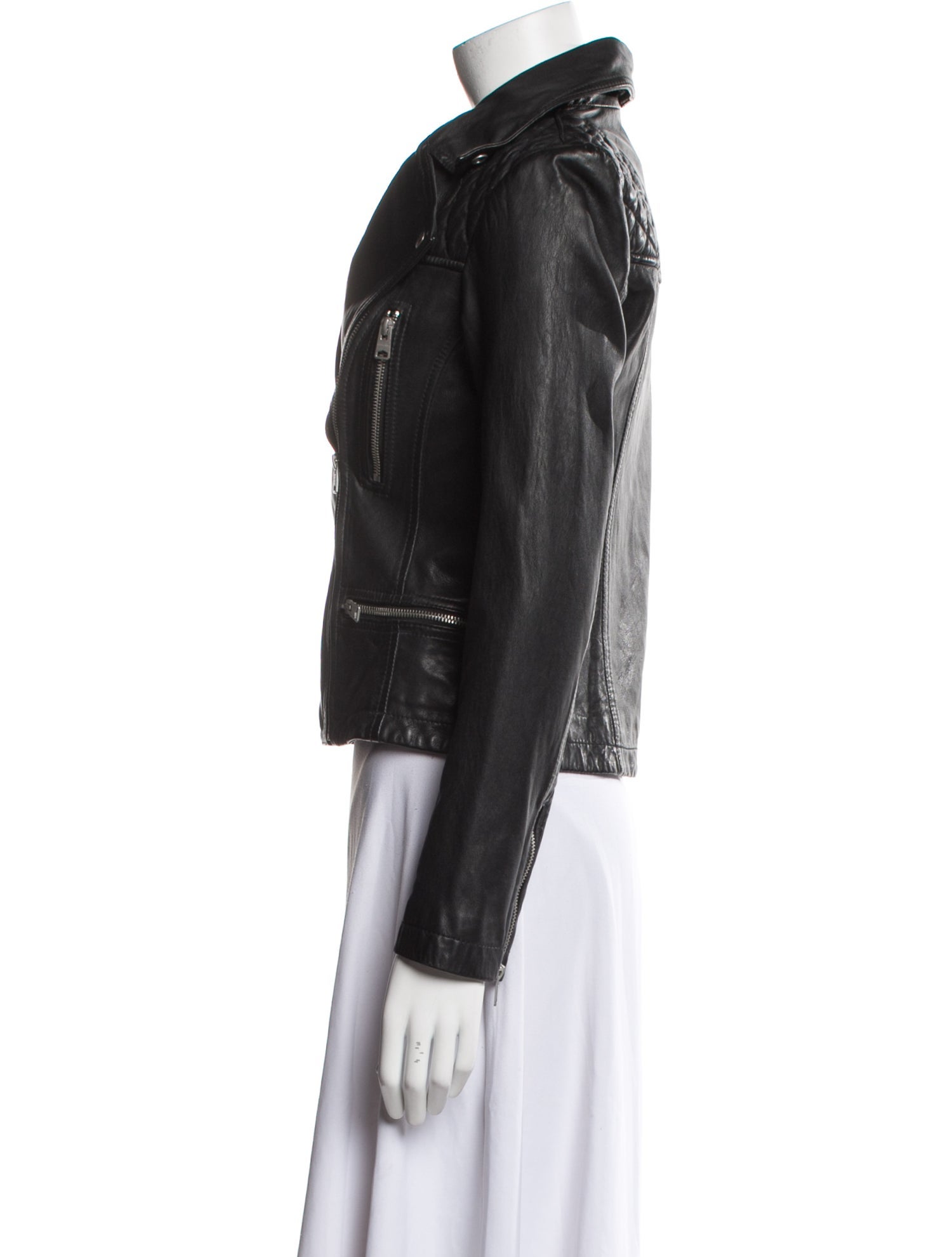 AllSaints Leather Biker Jacket