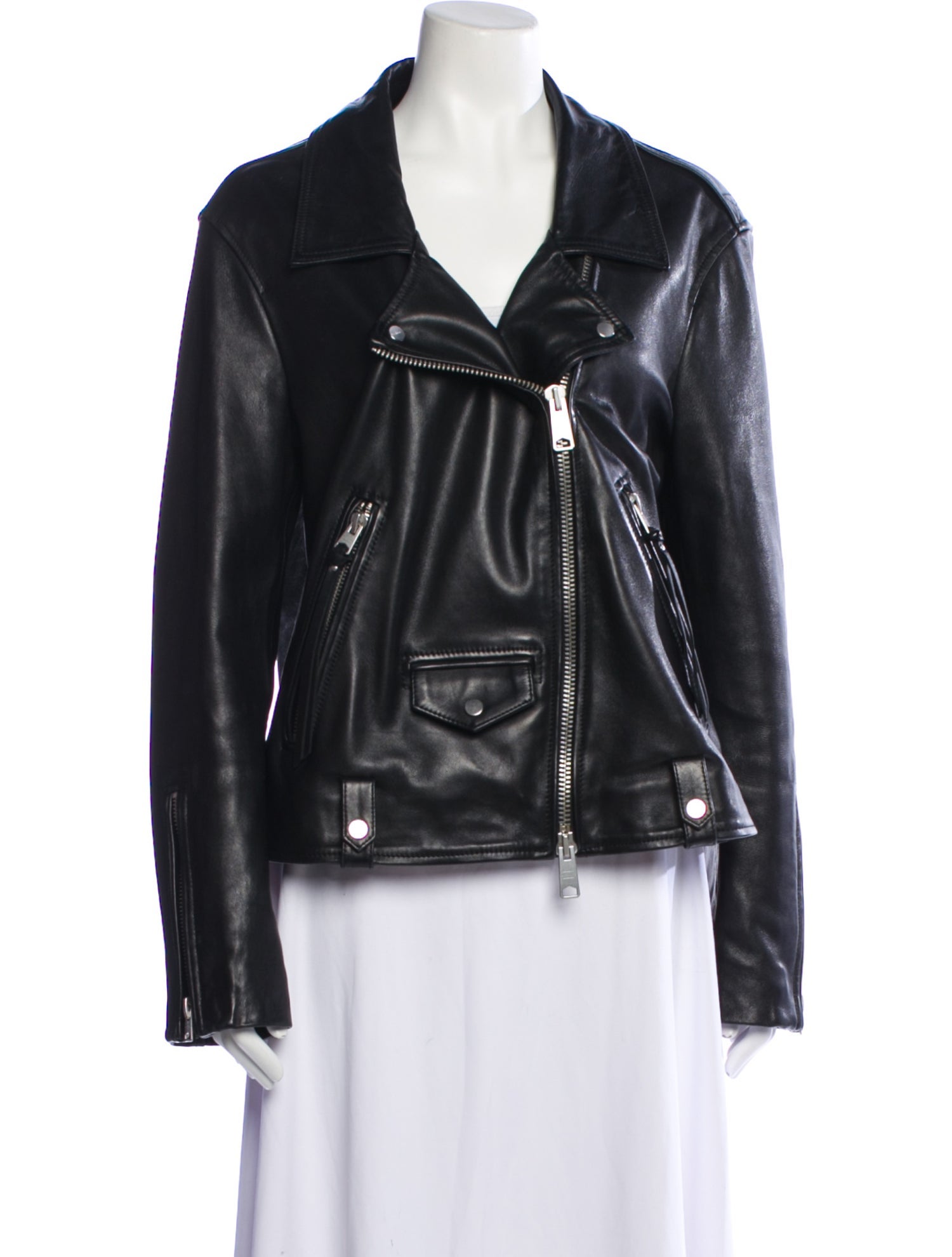 AllSaints Leather Biker Jacket