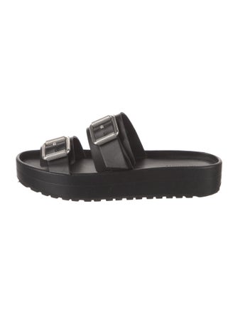 AllSaints Leather Slides