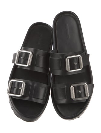 AllSaints Leather Slides