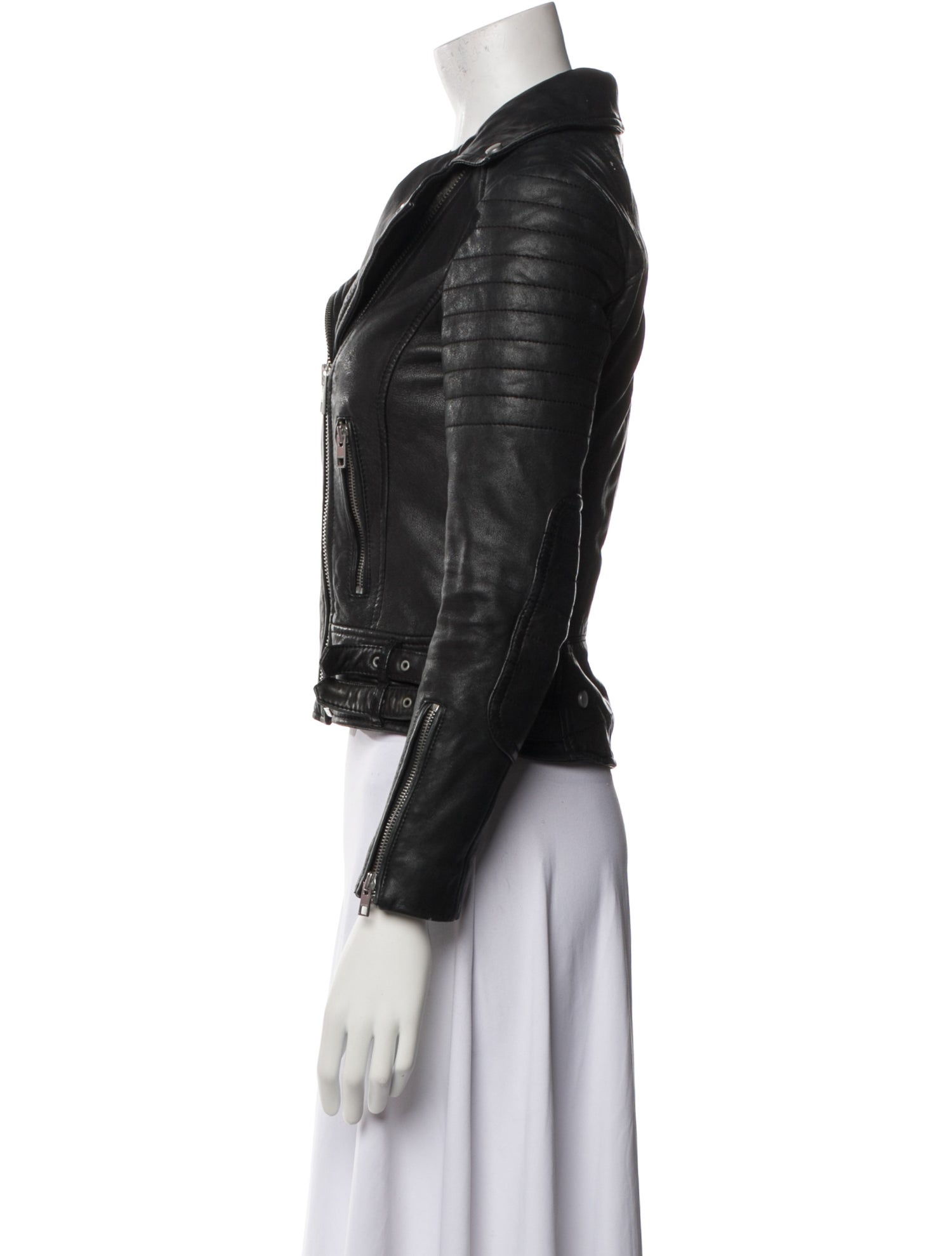 AllSaints Leather Biker Jacket