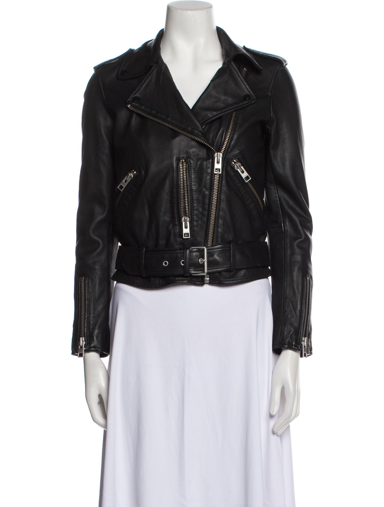 AllSaints Leather Biker Jacket