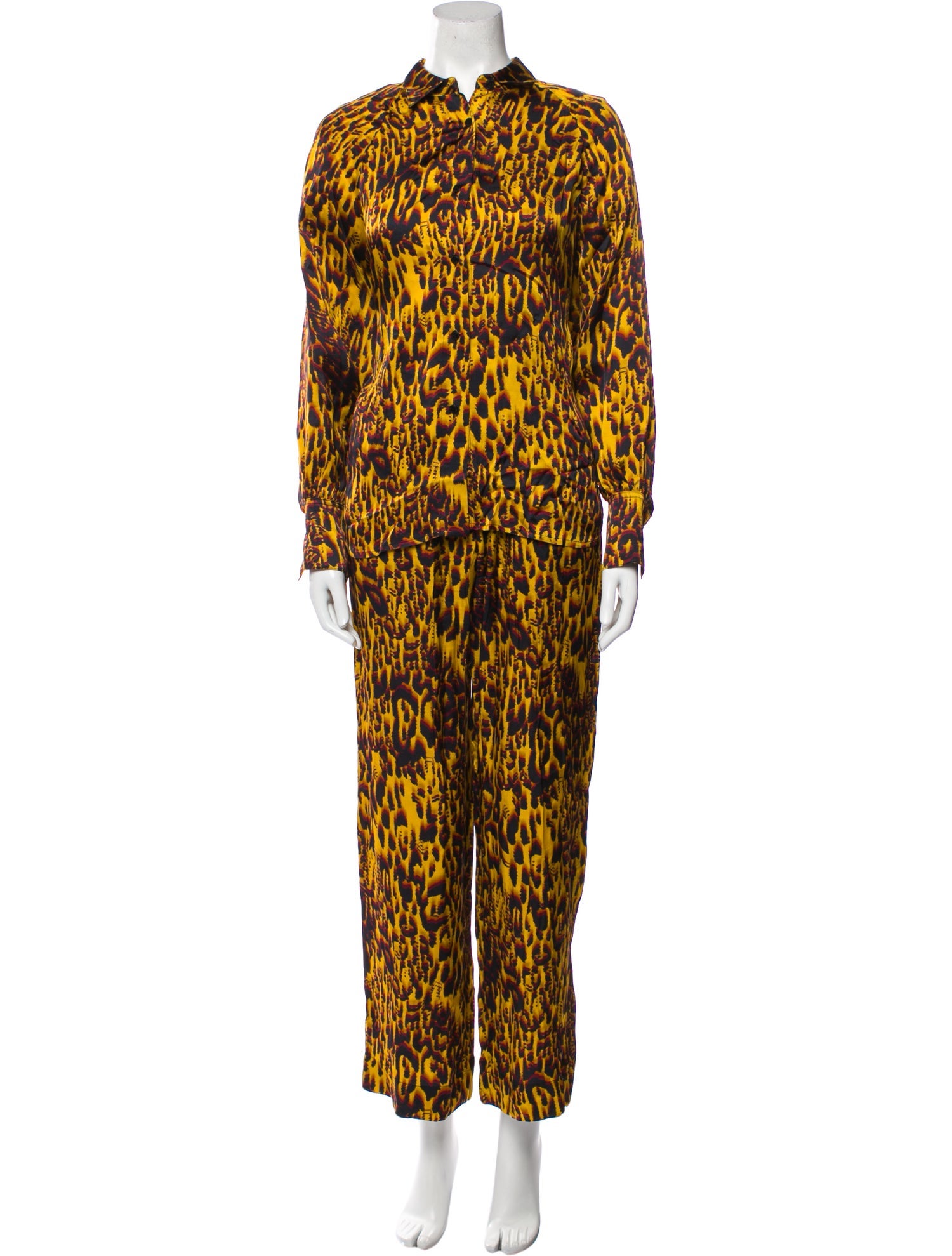 AllSaints Animal Print Pant Set