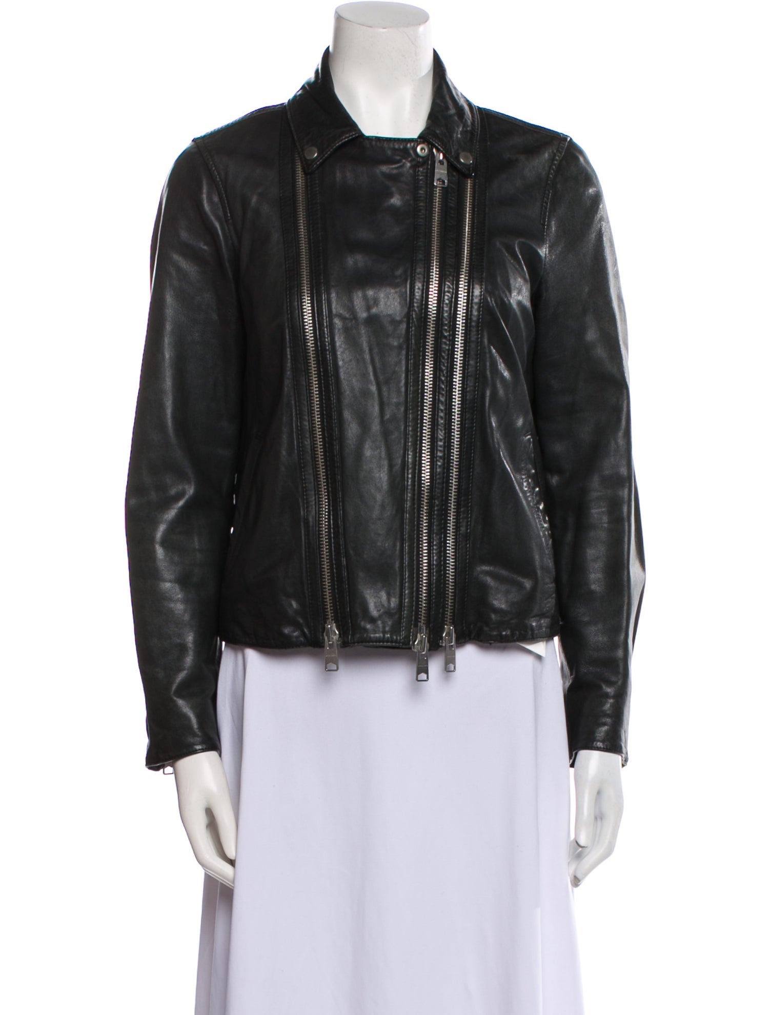 AllSaints Leather Biker Jacket