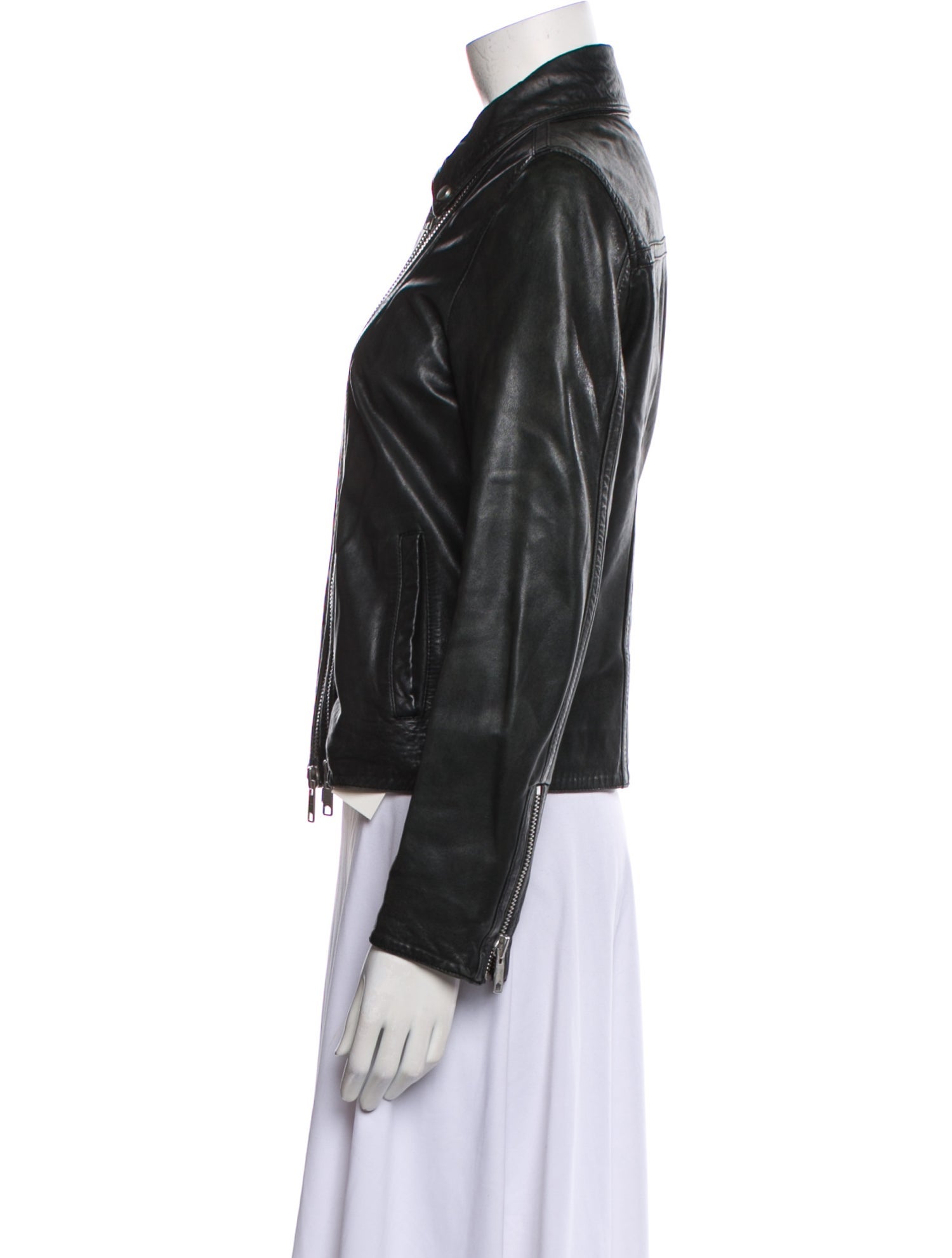 AllSaints Leather Biker Jacket