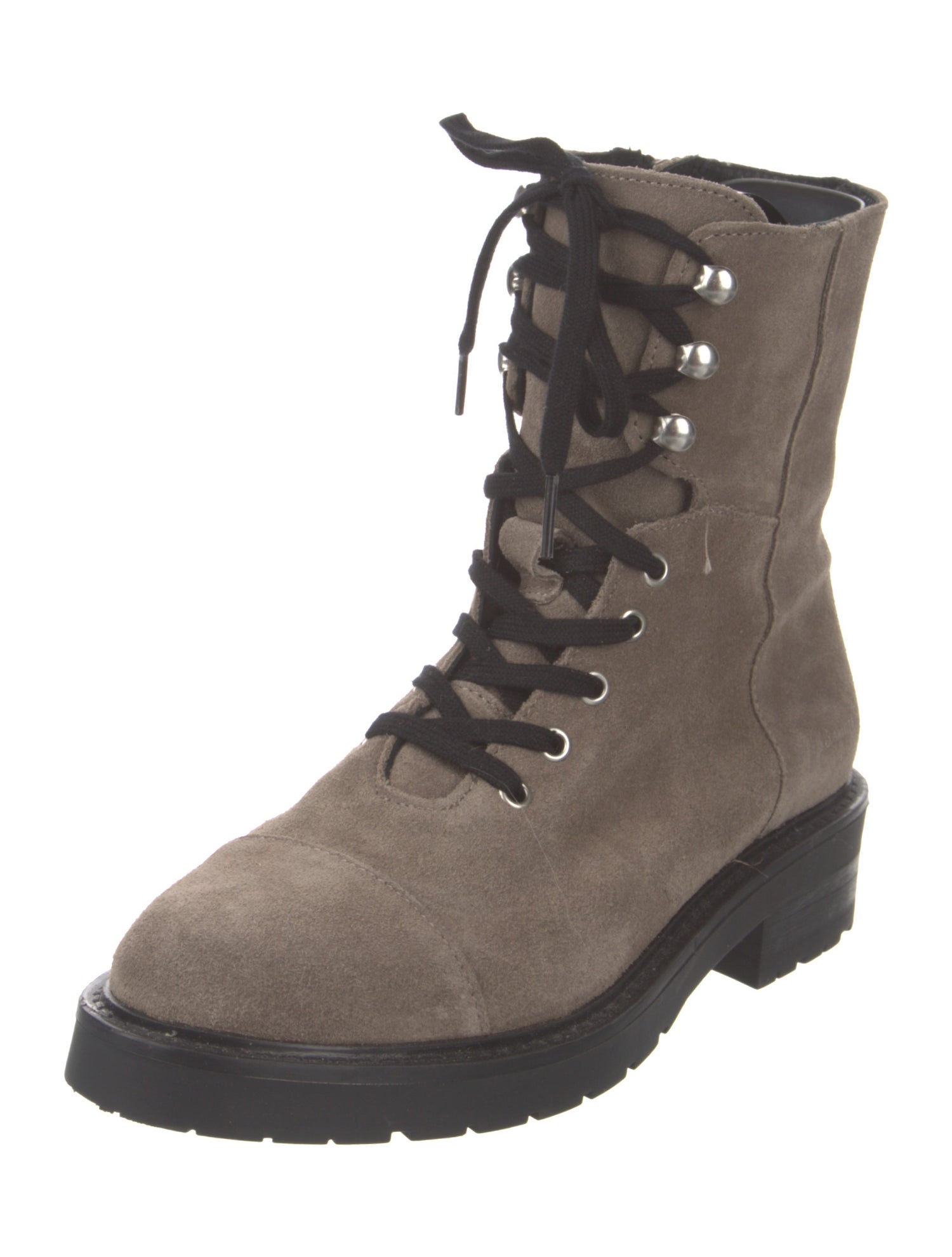 AllSaints Suede Combat Boots