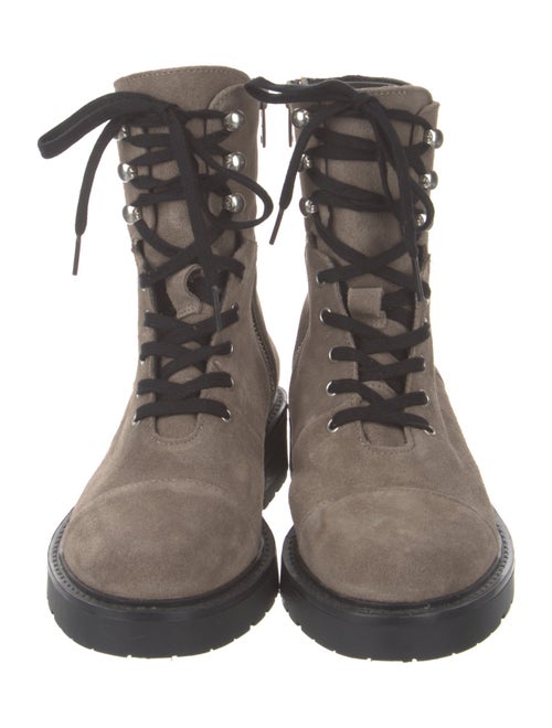 AllSaints Suede Combat Boots