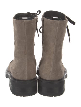 AllSaints Suede Combat Boots