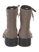 AllSaints Suede Combat Boots