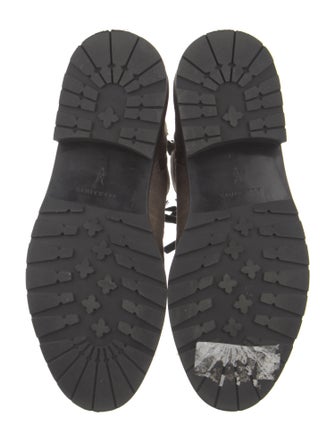 AllSaints Suede Combat Boots