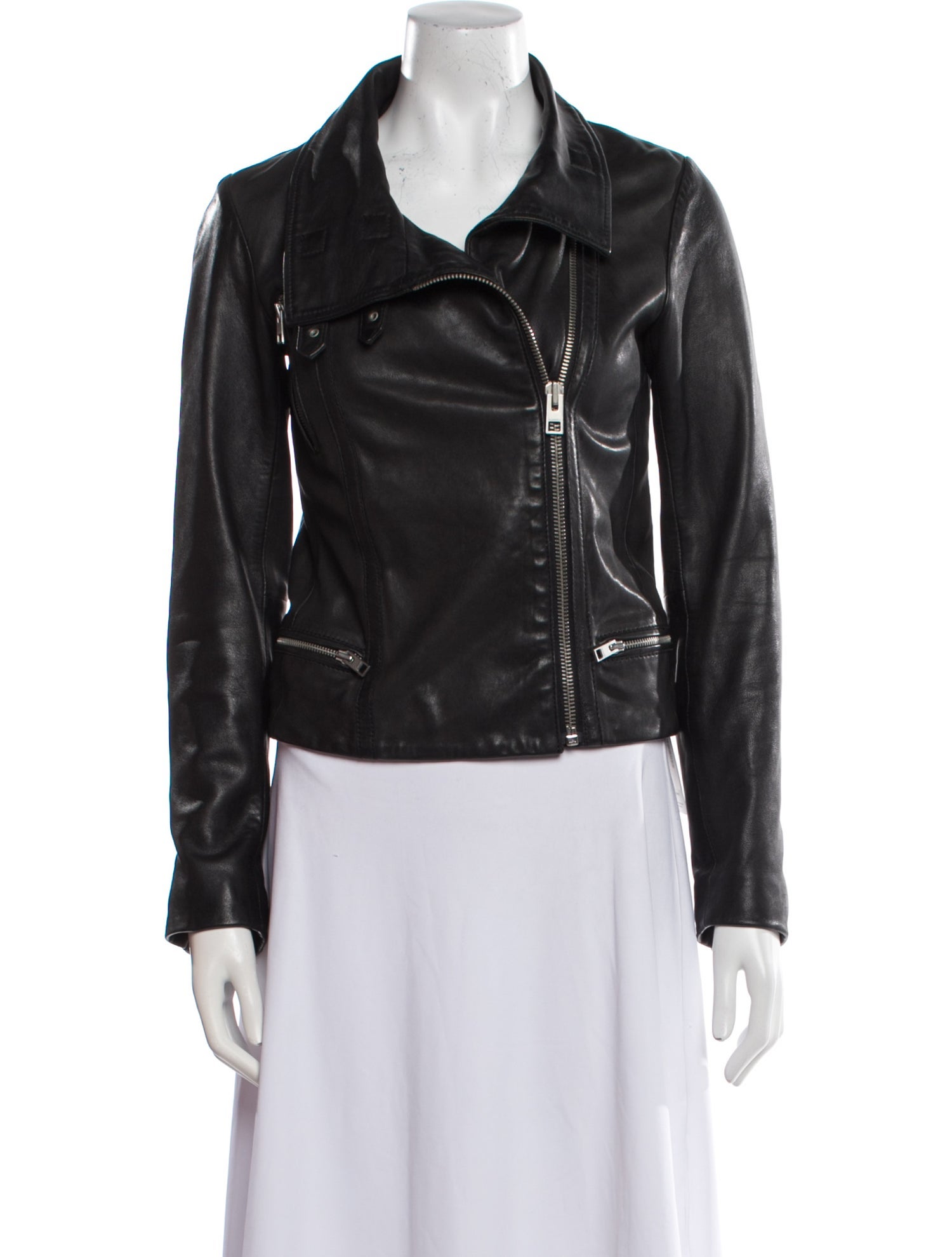 AllSaints Leather Biker Jacket