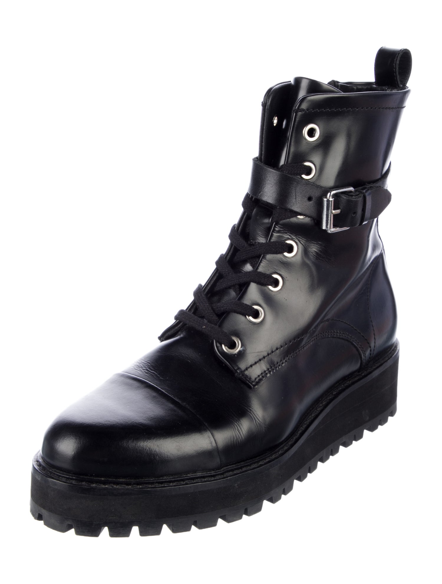 AllSaints Leather Combat Boots