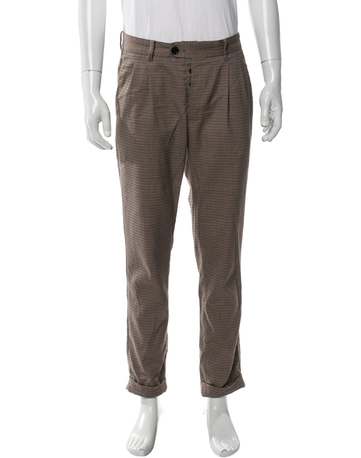 AllSaints Plaid Print Pants