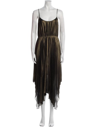 AllSaints Striped Long Dress