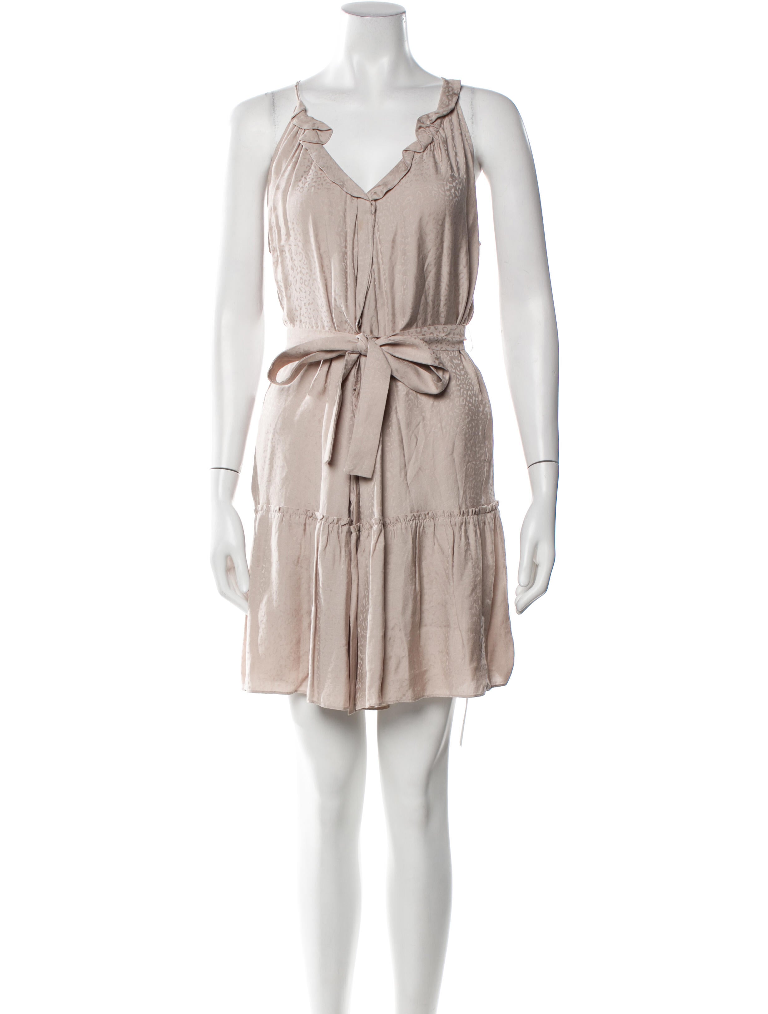 AllSaints V-Neck Mini Dress