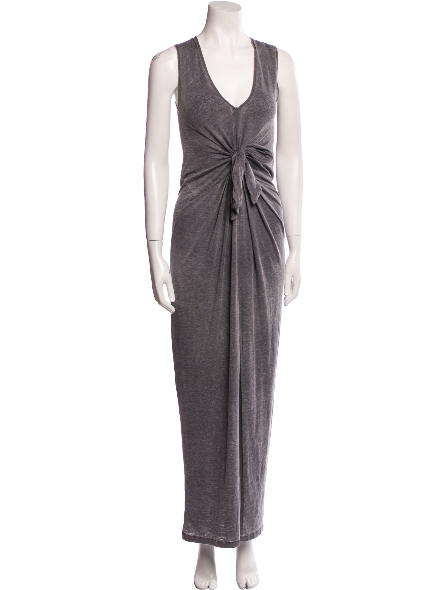 AllSaints V-Neck Long Dress