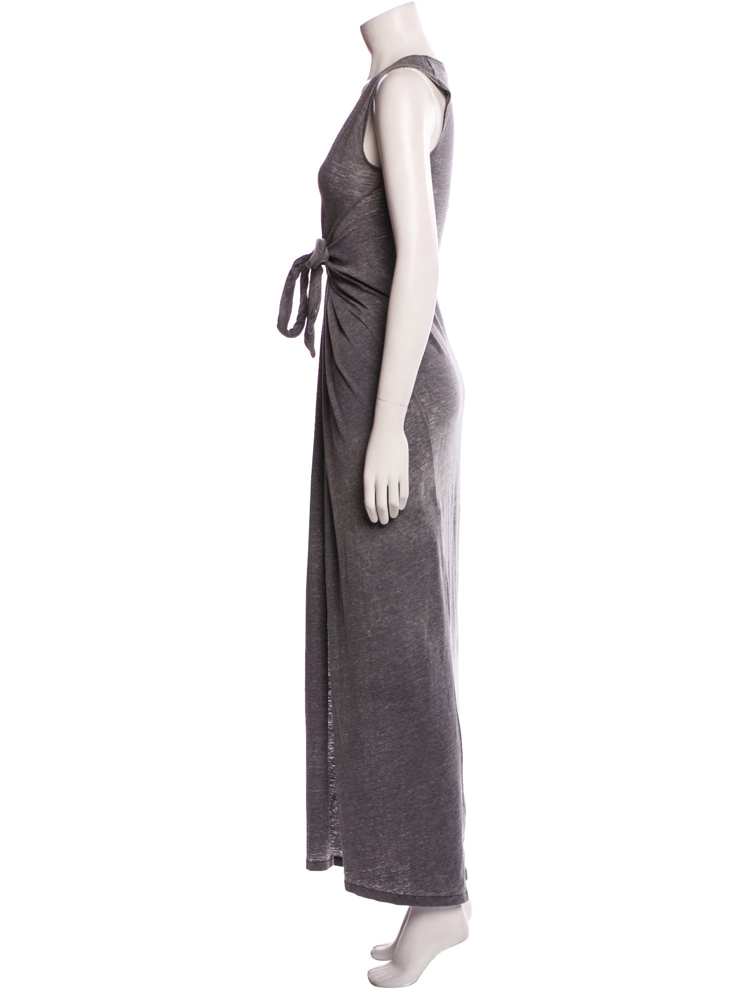 AllSaints V-Neck Long Dress