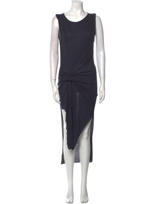 AllSaints Scoop Neck Long Dress