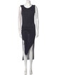 AllSaints Scoop Neck Long Dress