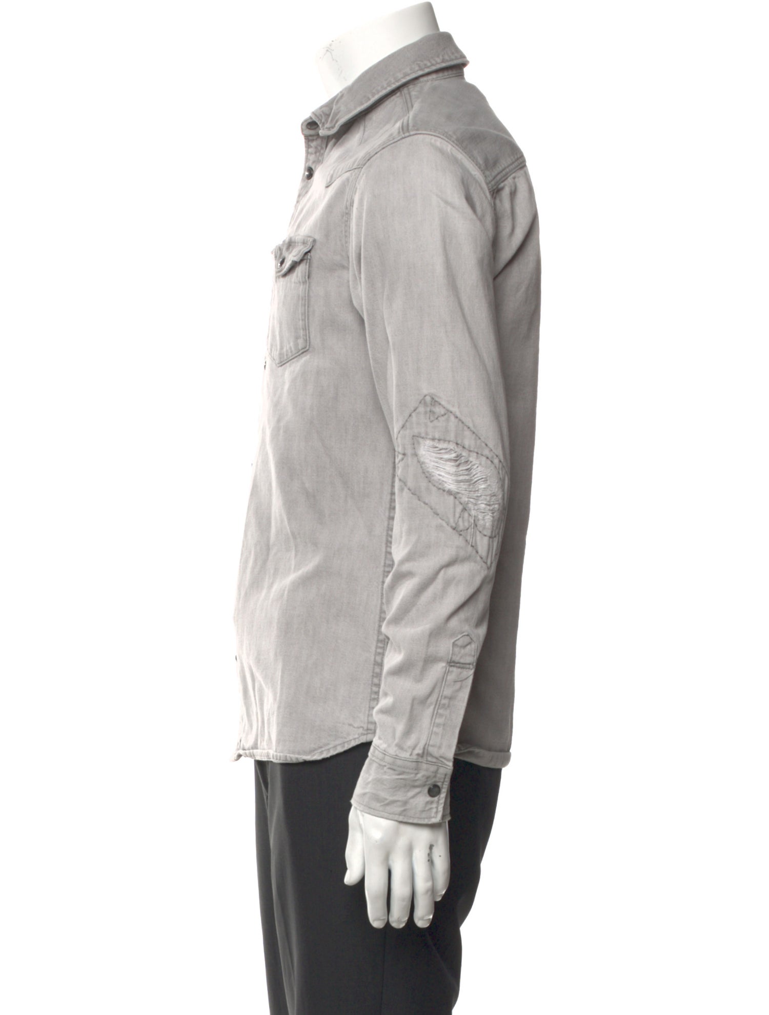 AllSaints Long Sleeve Western Shirt