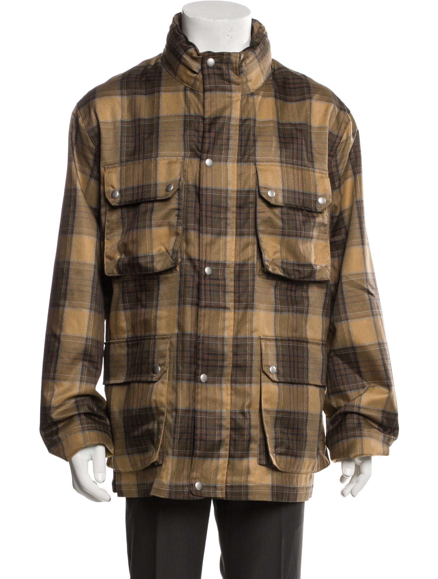 AllSaints Plaid Print Jacket w/ Tags