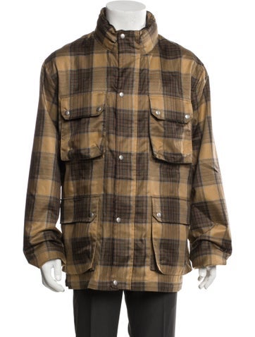 AllSaints Outerwear Plaid Print Jacket XXL