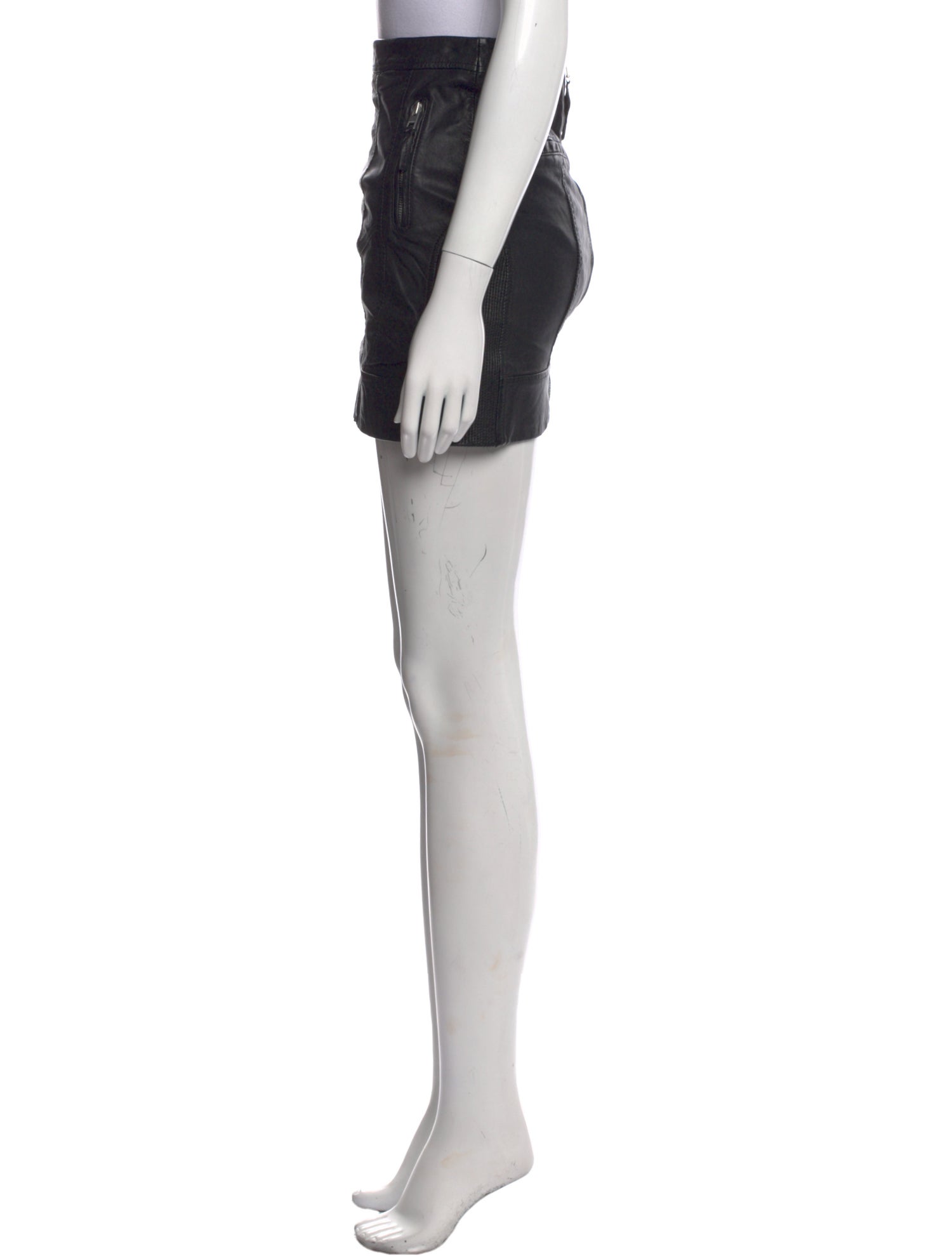 AllSaints Leather Mini Skirt