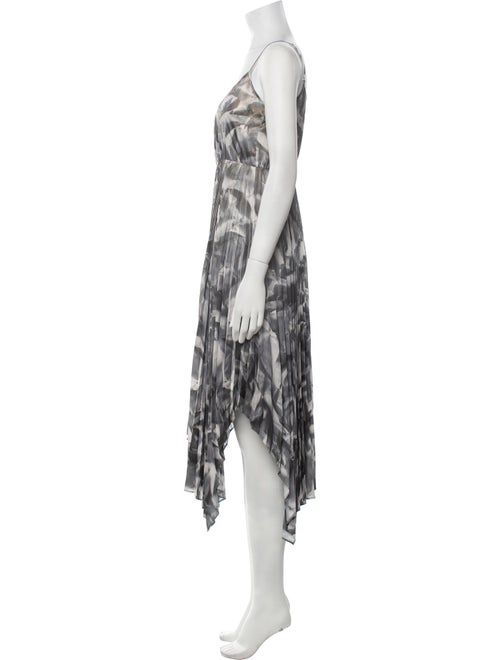 AllSaints Tie-Dye Print Long Dress