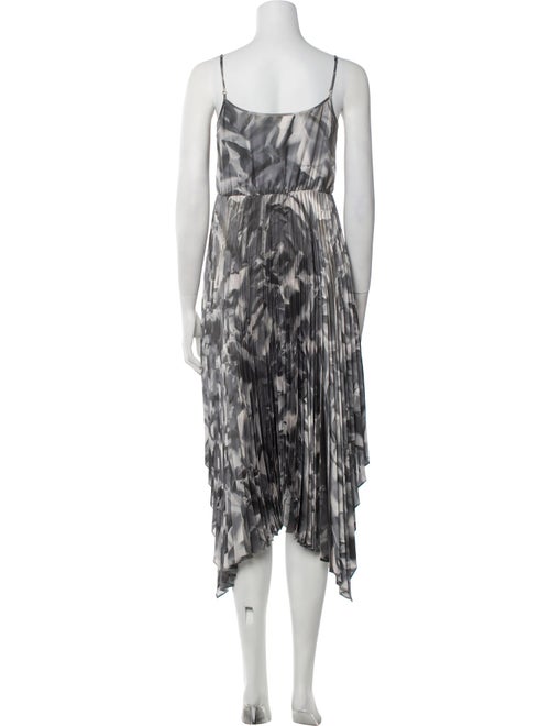 AllSaints Tie-Dye Print Long Dress