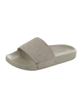 AllSaints Suede Slides