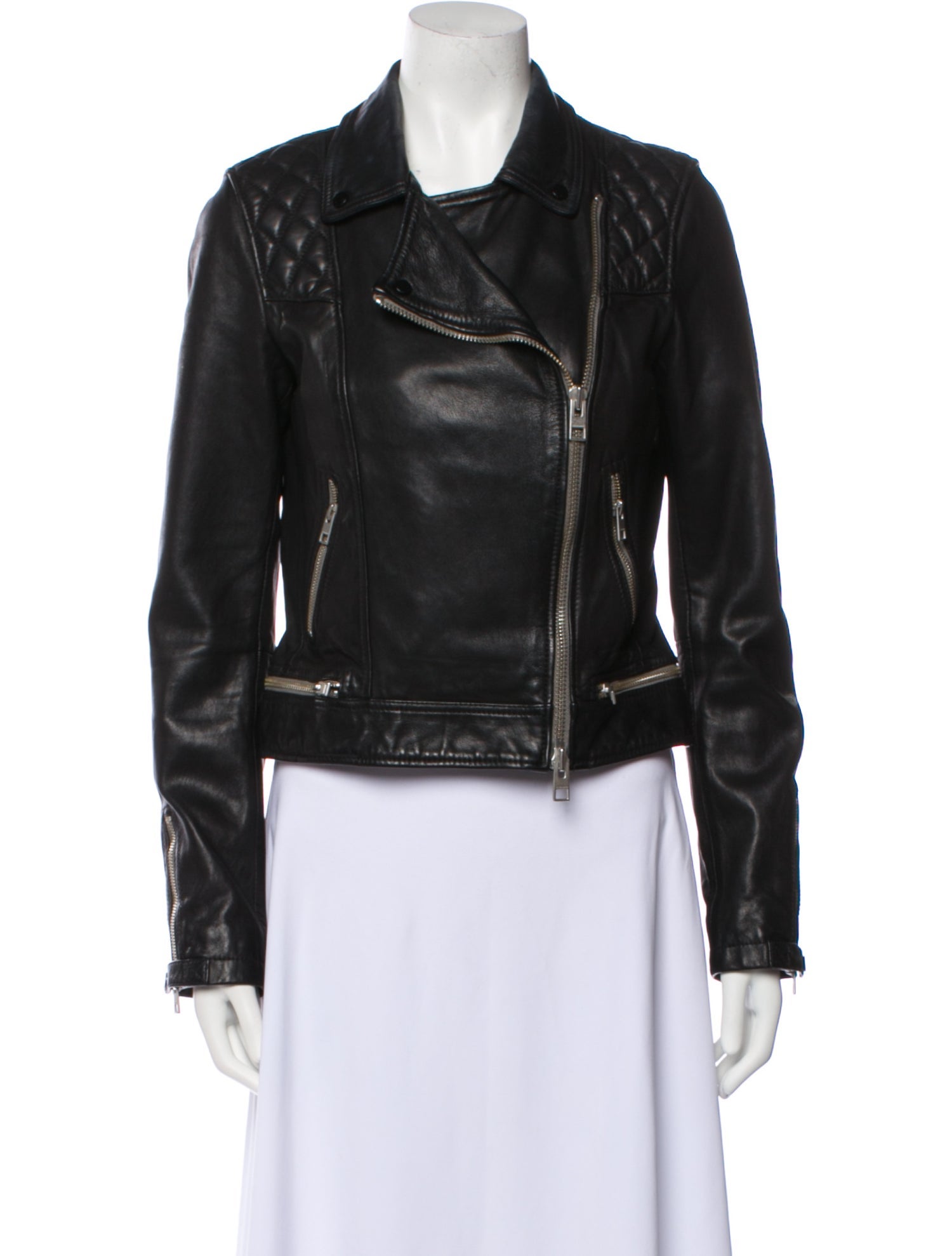 AllSaints Leather Biker Jacket