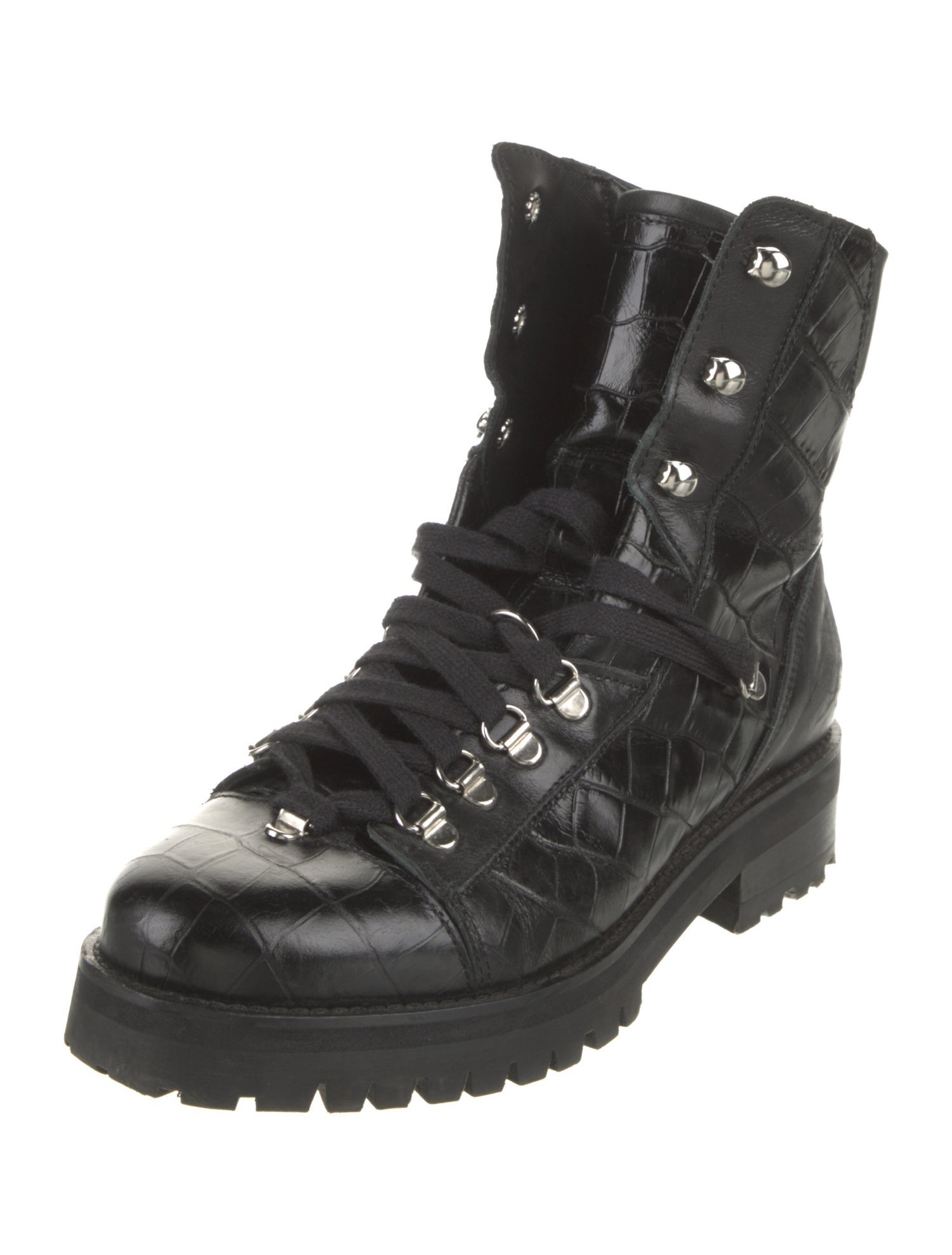 AllSaints Leather Combat Boots
