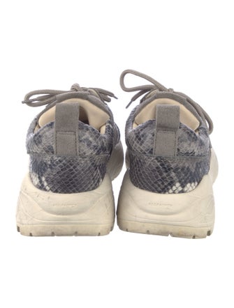 AllSaints Suede Printed Chunky Sneakers