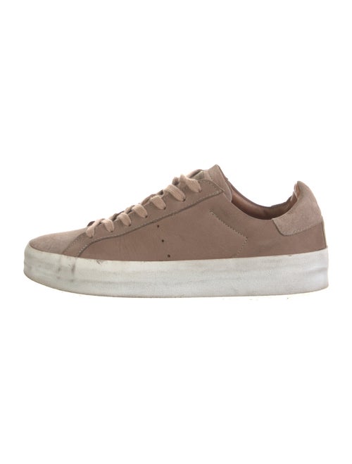 AllSaints Suede Colorblock Pattern Sneakers