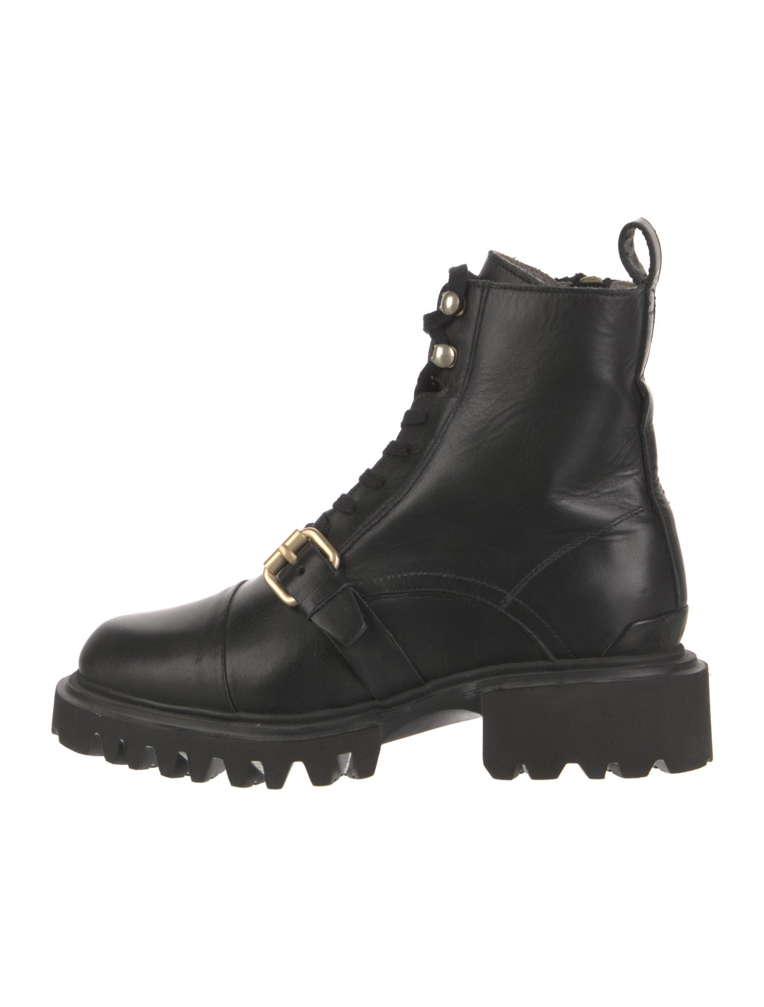AllSaints Leather Combat Boots
