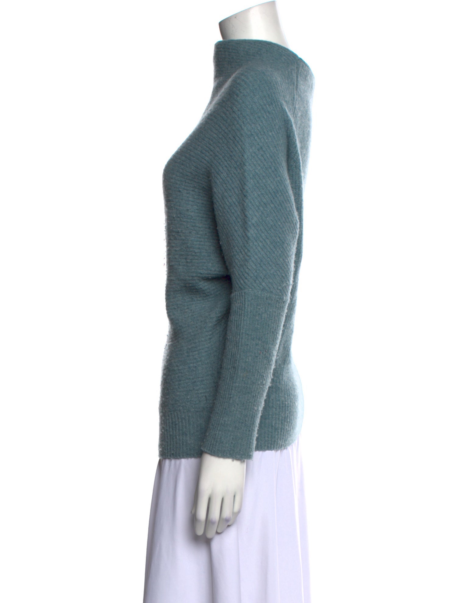 AllSaints Wool Mock Neck Sweater