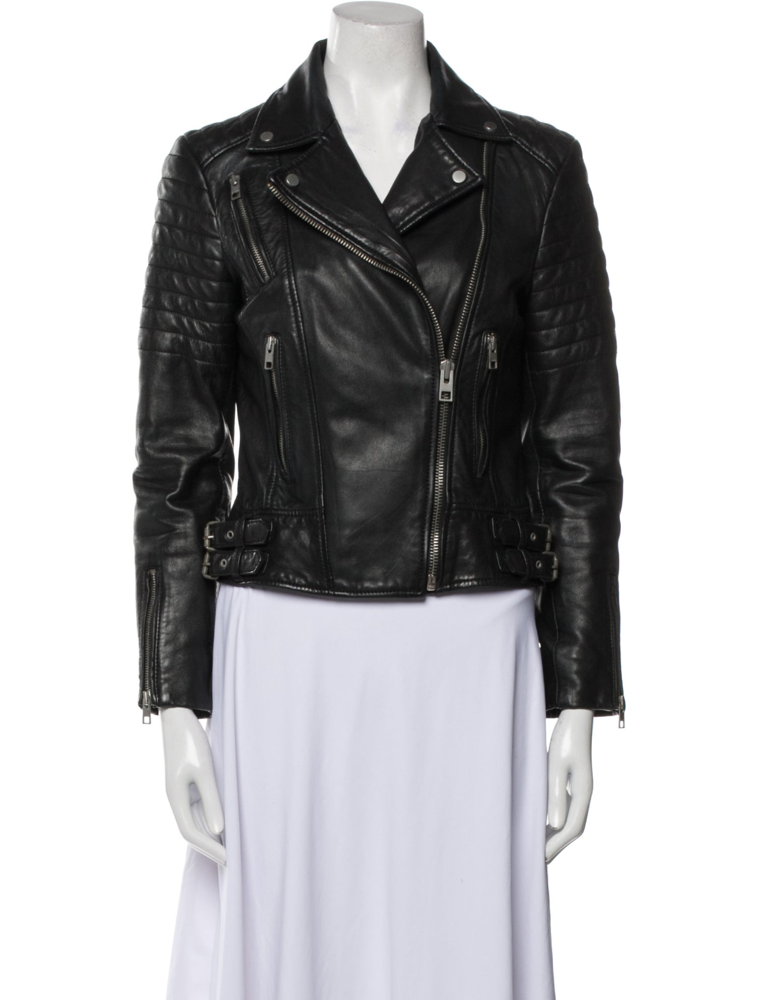 AllSaints Leather Biker Jacket