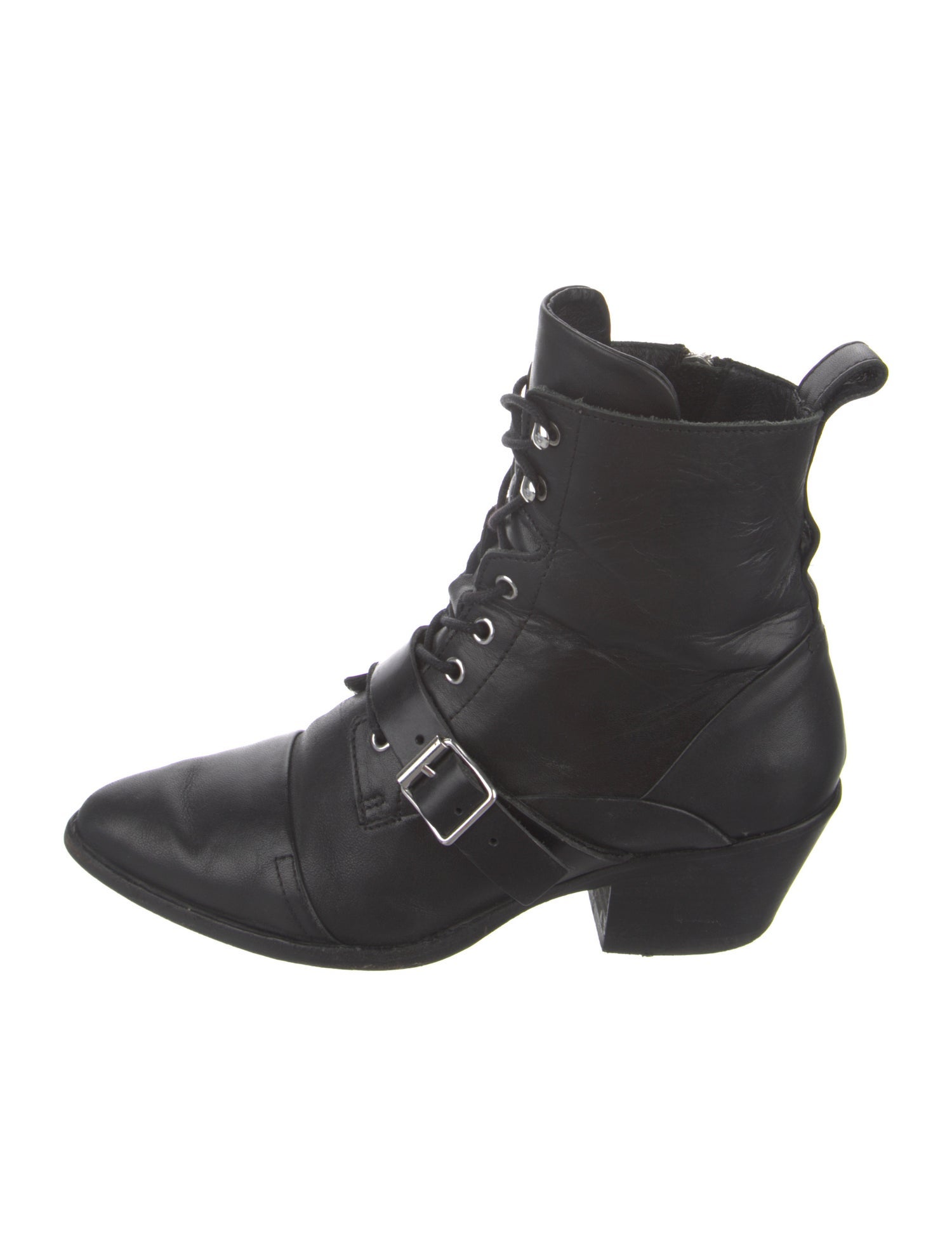 AllSaints Leather Combat Boots