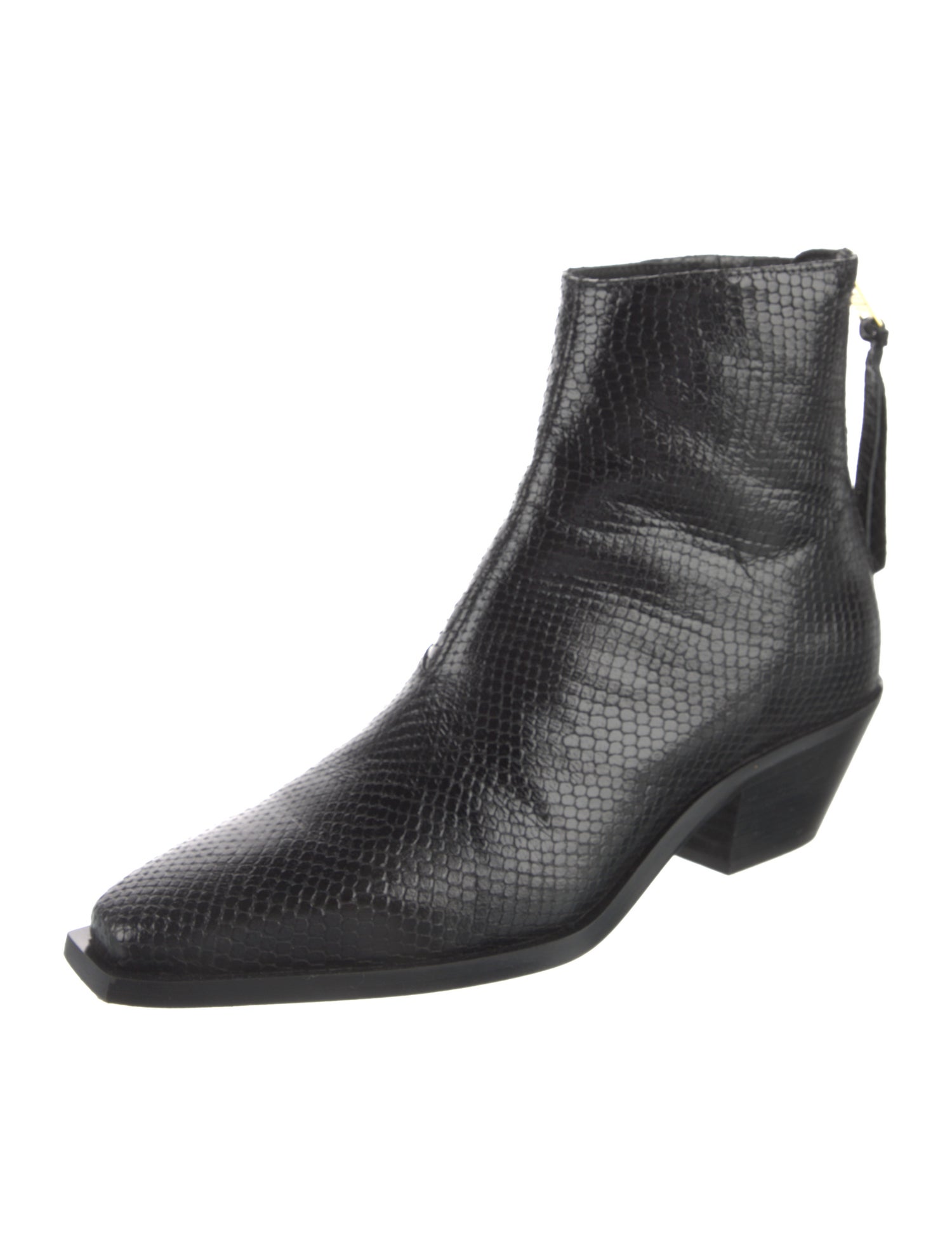 AllSaints Snakeskin Chelsea Boots