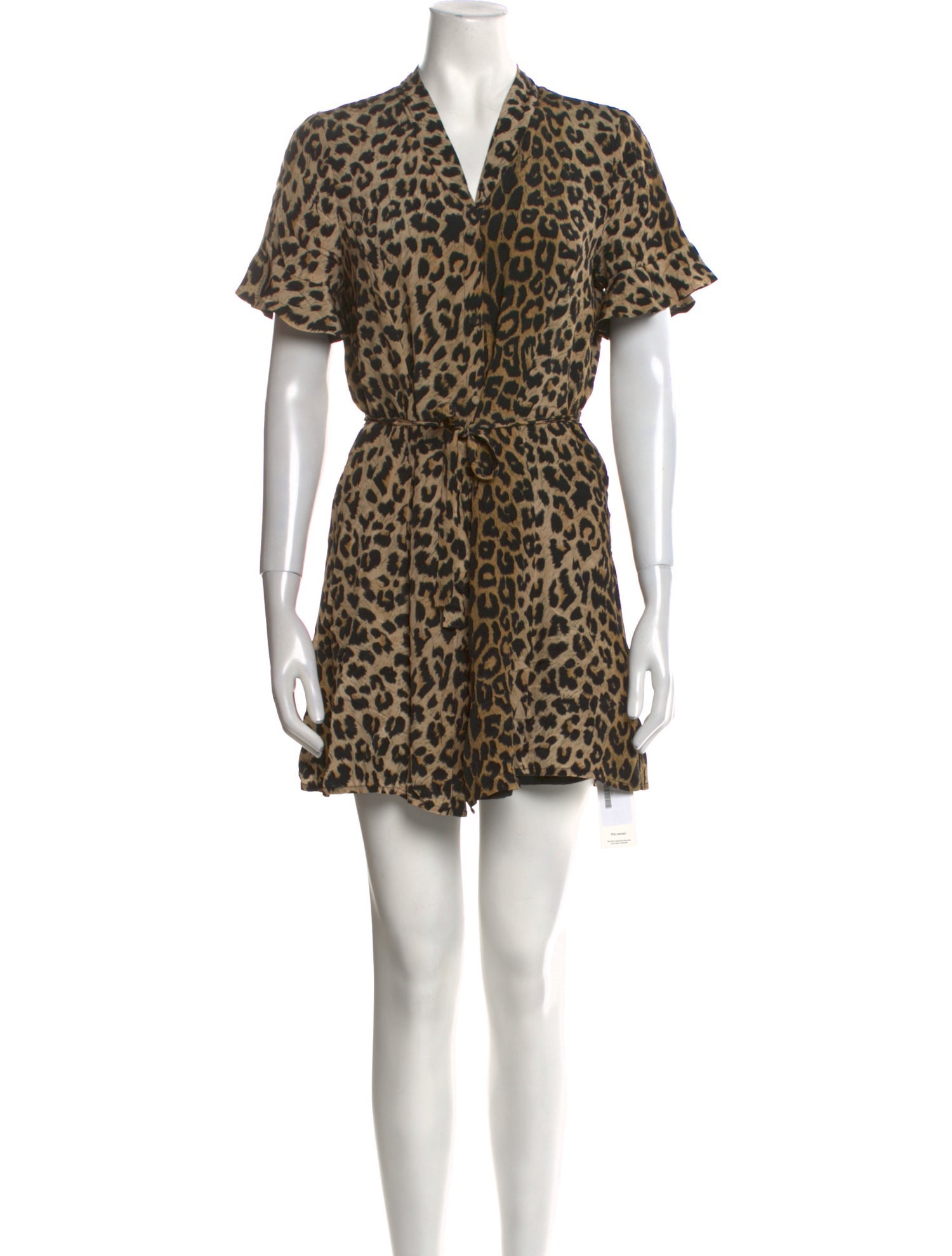 AllSaints Animal Print Mini Dress