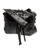 AllSaints Patent Leather Messenger Bag