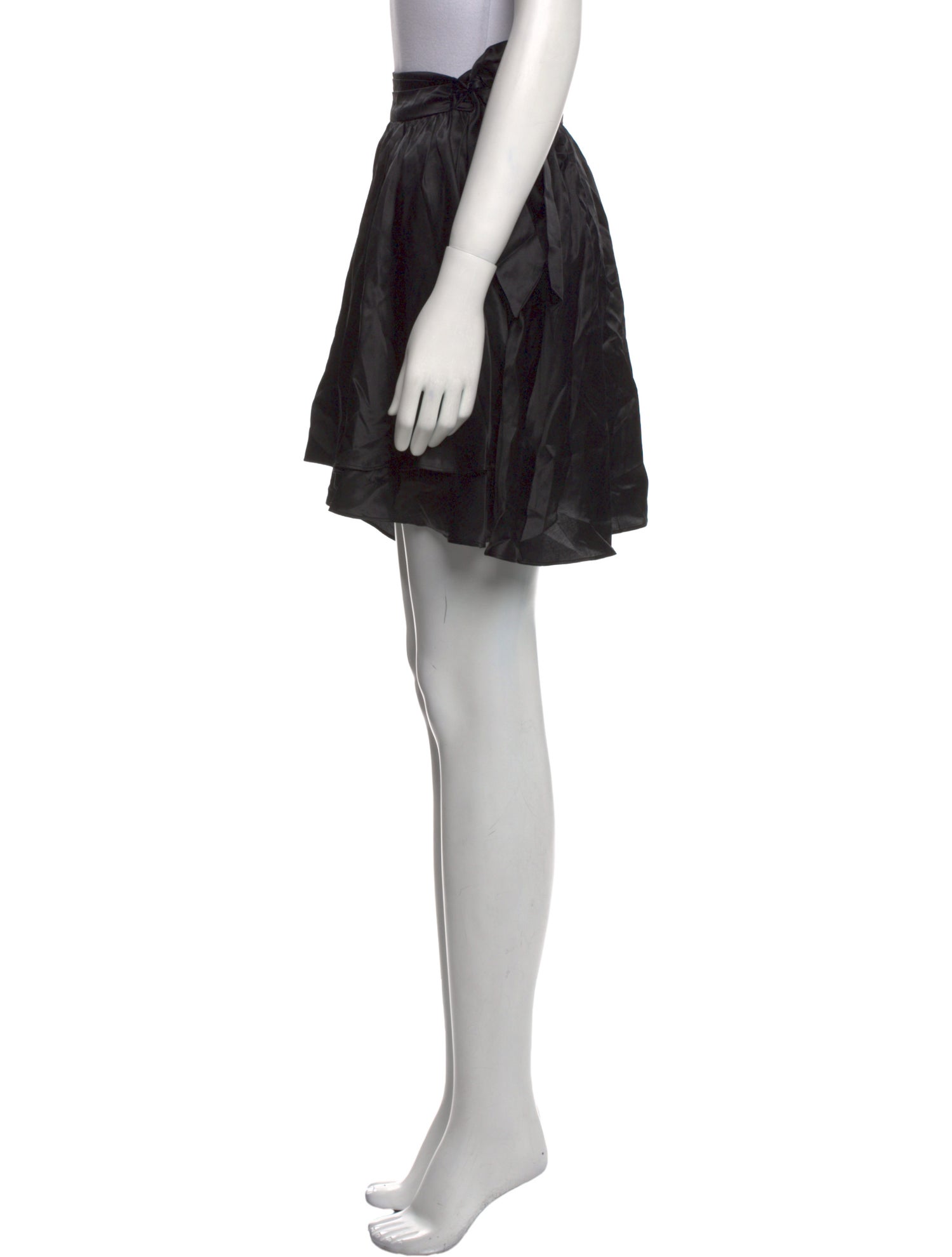 AllSaints Leather Knee-Length Skirt