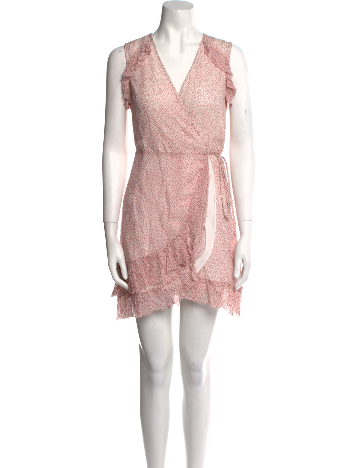 AllSaints Floral Print Mini Dress